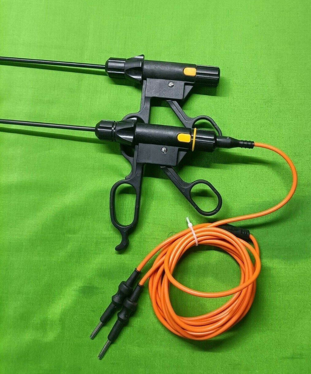 2pc Laparoscopic Bissinger Bipolar Sealer Cutter with Cable Reusable Instruments
