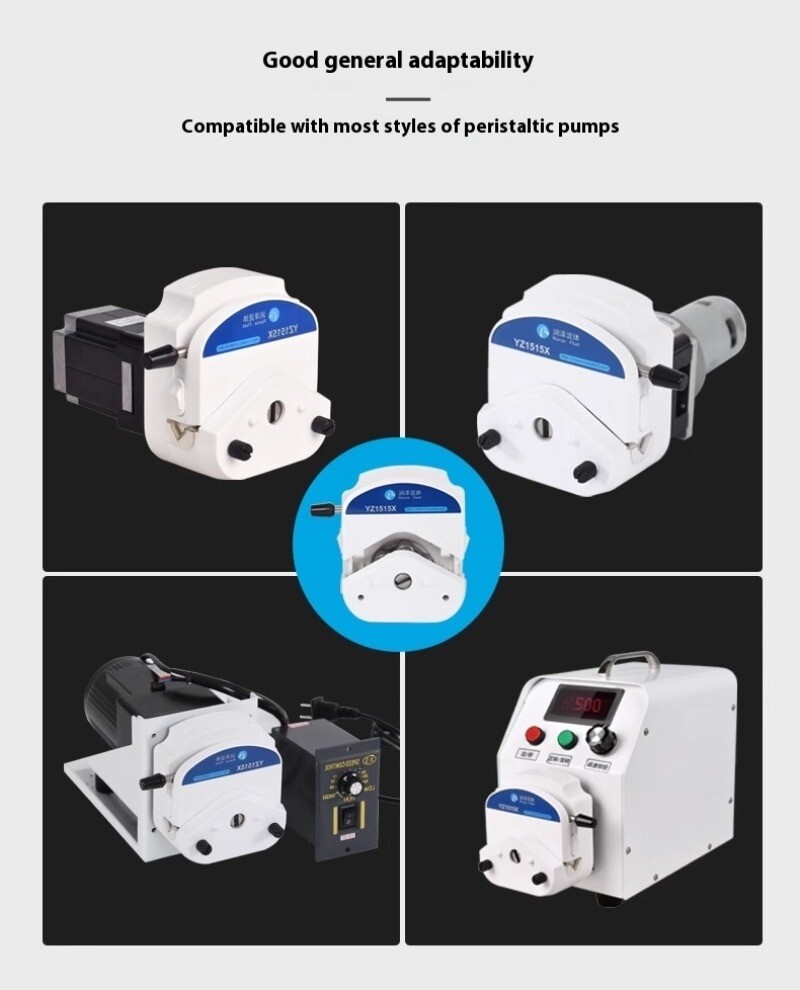 1515X Peristaltic Pump Head Circulation High Flow Corrosion Resistant Laboratory