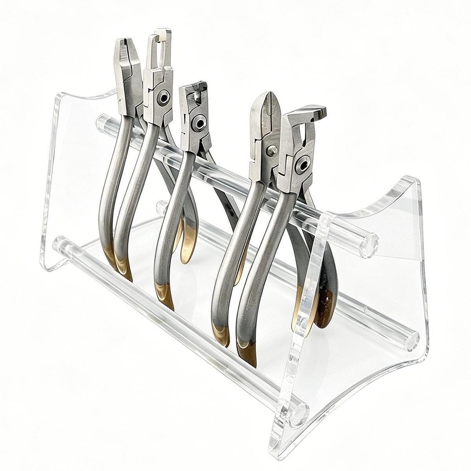 Dental Orthodontic Forceps Holder Compact Easy to Clean Professional Acrylic