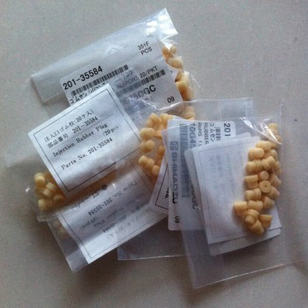 Njection Rubber Plug 201-35584 20PCS/pack For GC-14C 2014 2010 Gas Chromatograph