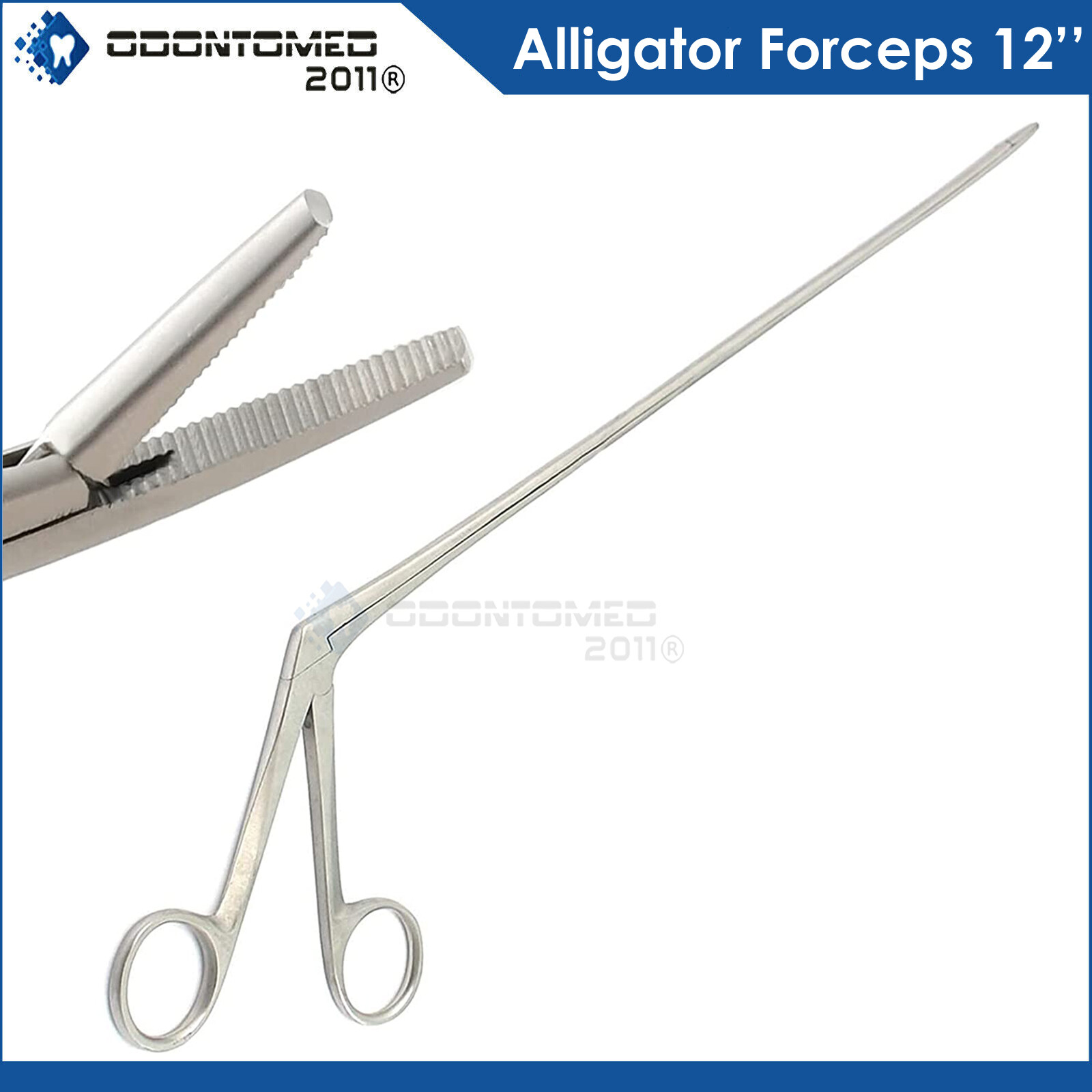 Hartman Alligator Forceps 12” Crocodile German Stainless Steel ENT Surgical