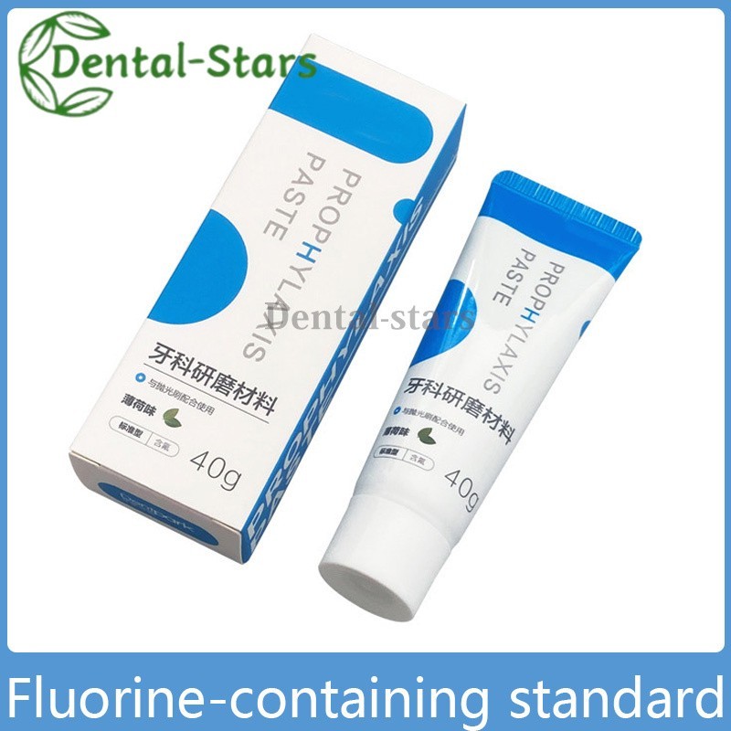 Dental Prophy Paste Fine Regular Grit Prophylaxis Paste w Fluoride For Polishing