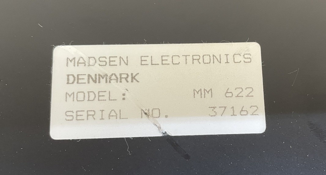 Madsen Midimate 622 Clinical/ Diagnostic Audiometer MM622 – PARTIALLY TESTED
