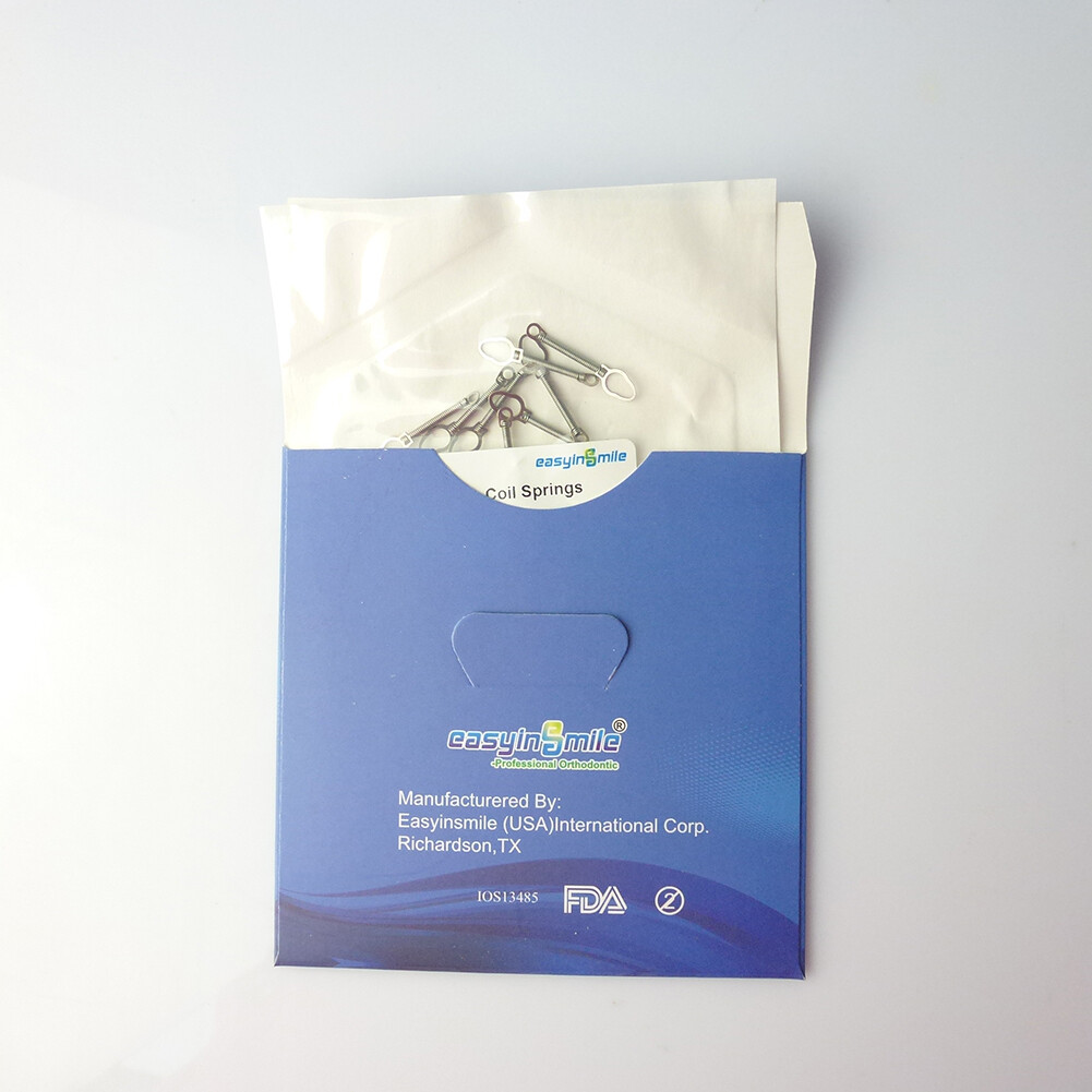 Dental Orthodontic Closed Coil Spring NITI 010/012 open Spring 6/9/12mm 10Pcs