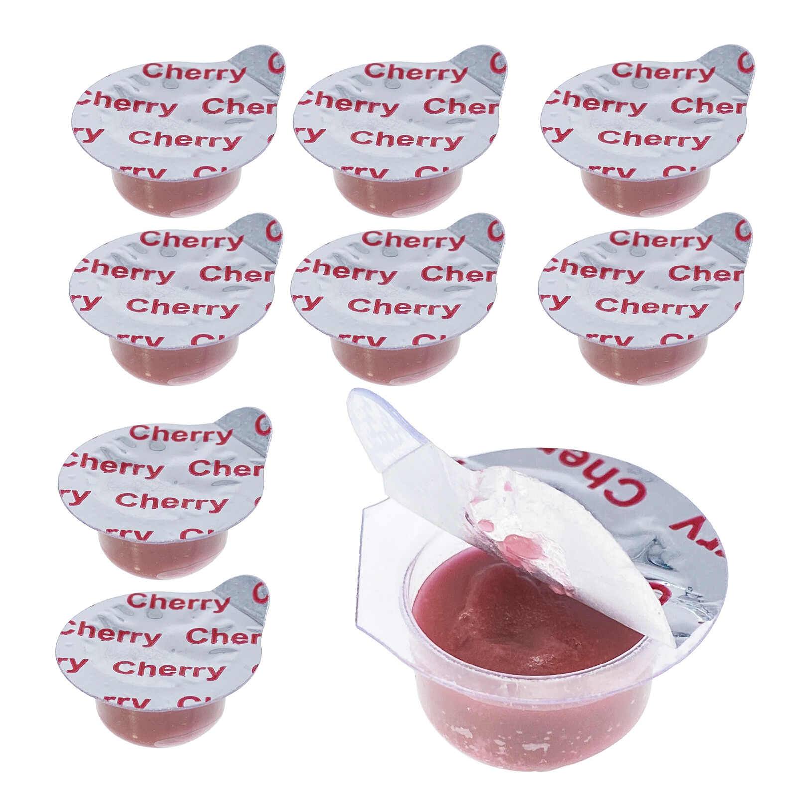 20 Pcs Dental Tooth Polishing Paste Teeth Whitening Polish Stain Remover Cherry
