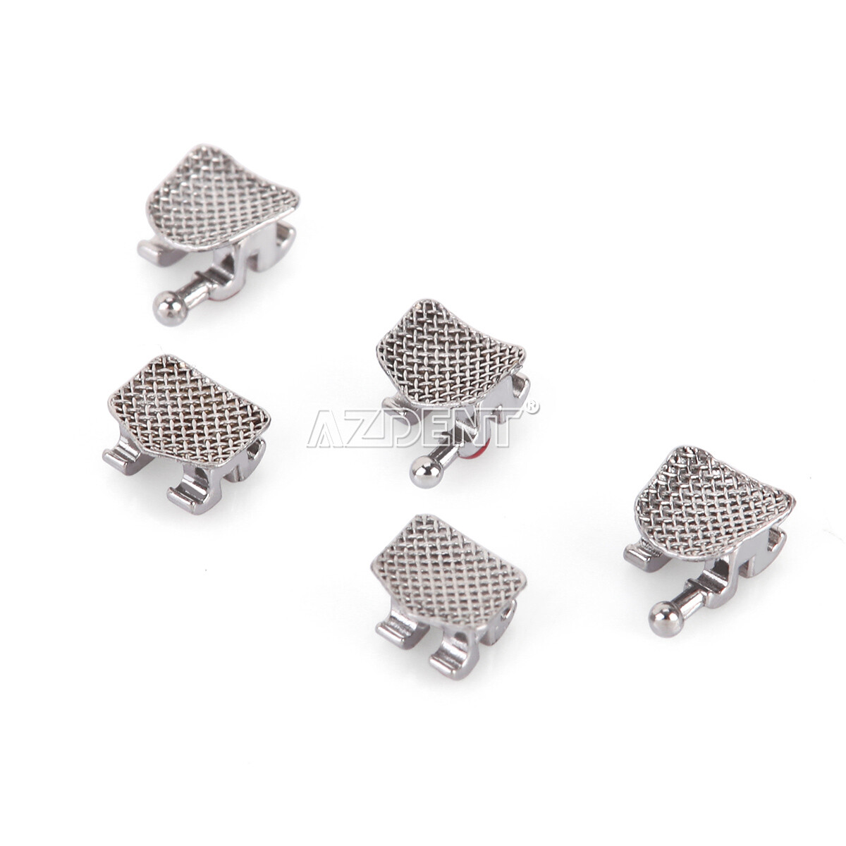 AZDENT Dental Orthodontic Brackets Braces Standard Roth/MBT 018/022 Hooks 3/345