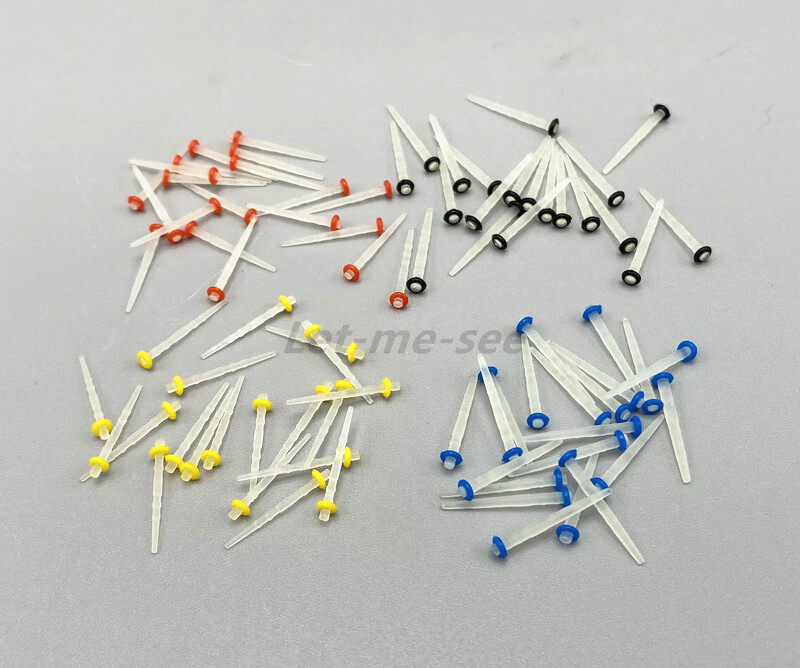 Dental Fiber Post Quartz Teeth Restorative Screw Post clear 1.2/1.4/1.6/1.8mm