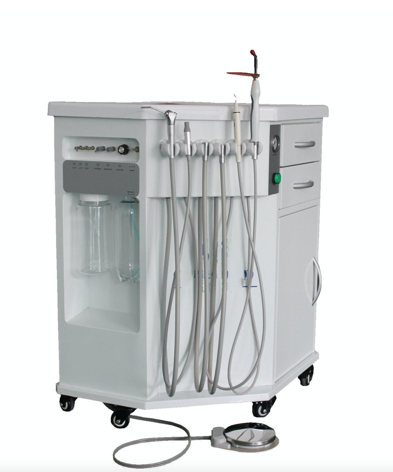 Mobile Dental Delivery System w built-in light cure and scaler 110v