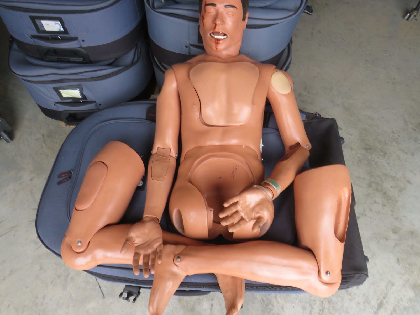 FULL BODY MEDICAL TRAINING ADULT EMT NURSING SIMULATOR MANIKIN MANNEQUIN