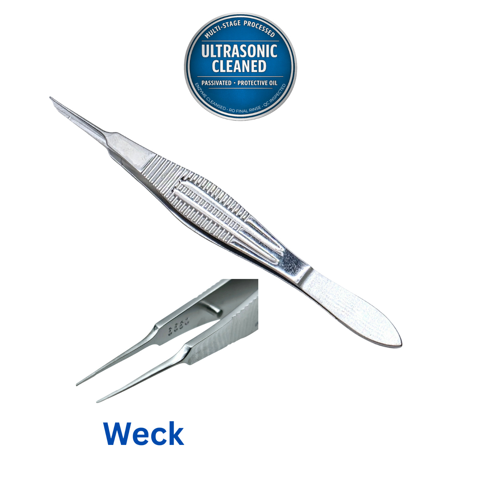Weck 3560 Castroviejo Suture Tying Forceps 4.25″ – Ultrasonically Cleaned