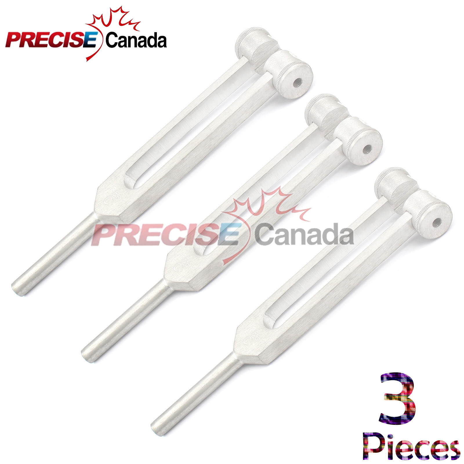 Set Of 3 Tuning Fork C256 Professional Medical Instruments