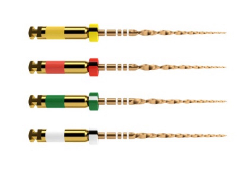 Waveone Gold (Dentsply): Small (x1) , Primary (x3), Medium (x1) – total 5 packs