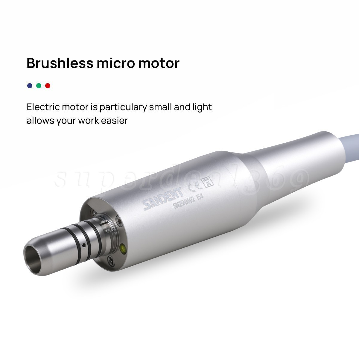 Dental Electric LED Brushless Micro Motor/ 1:5 Increasing Handpiece ASkeadnt DS