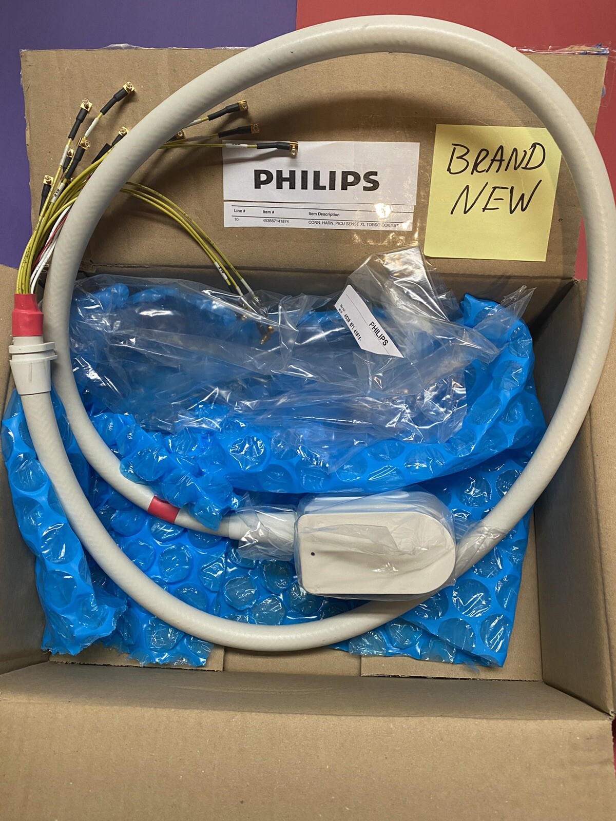 Odu Surface Achieva Philips 1.5T XL Torso Coil Cable 453567141874 BRAND NEW