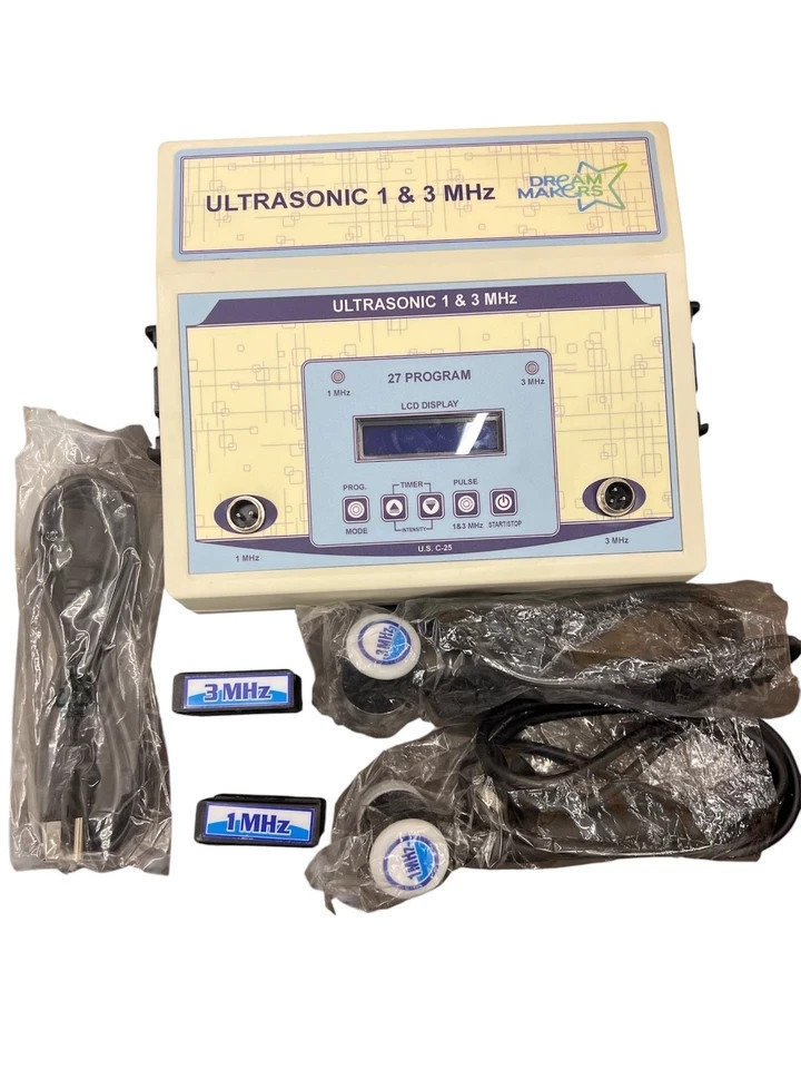 New Ultrasound Therapy Pain relief Therapeutic 1MHz & 3MHz Physiotherapy Machine