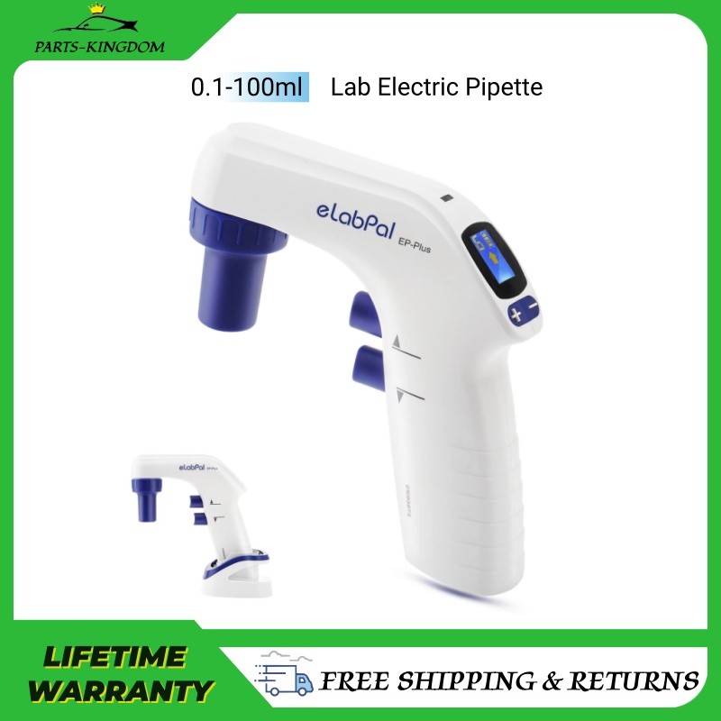 Lab Electric Pipette Controller 0.1-100ml Electronic Pipettor for Lab LCD Screen