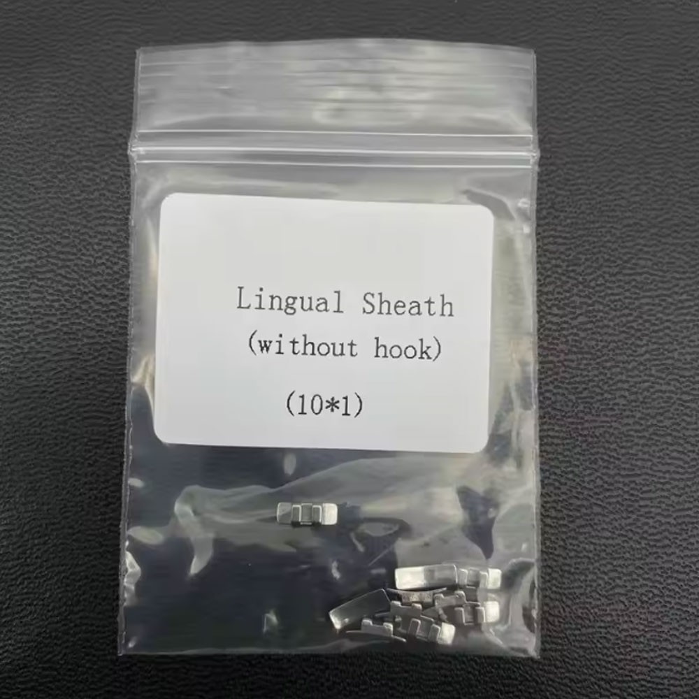 Dental Orthodonitc Lingual Sheath Accessory No Hooks/Right with Hook/Left Hook