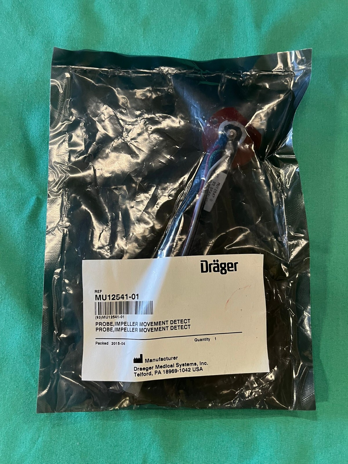 Drager Impeller Movement Detect Probe MU12541-01