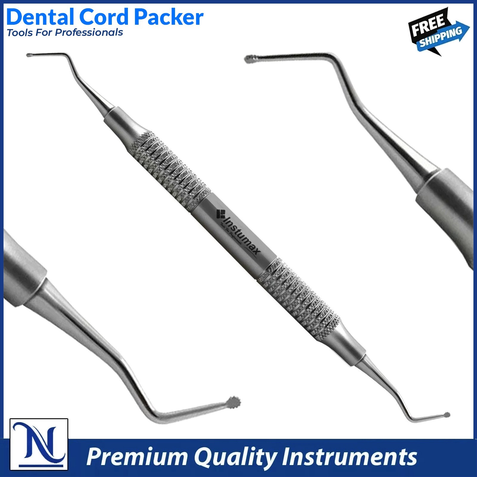 Cord Packer Serrated Double Ended Dental Instruments