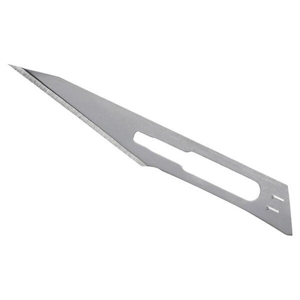 Bard Parker #11 Carbon Steel Surgical Dental Scalpel Blade, 50/PK, #371111