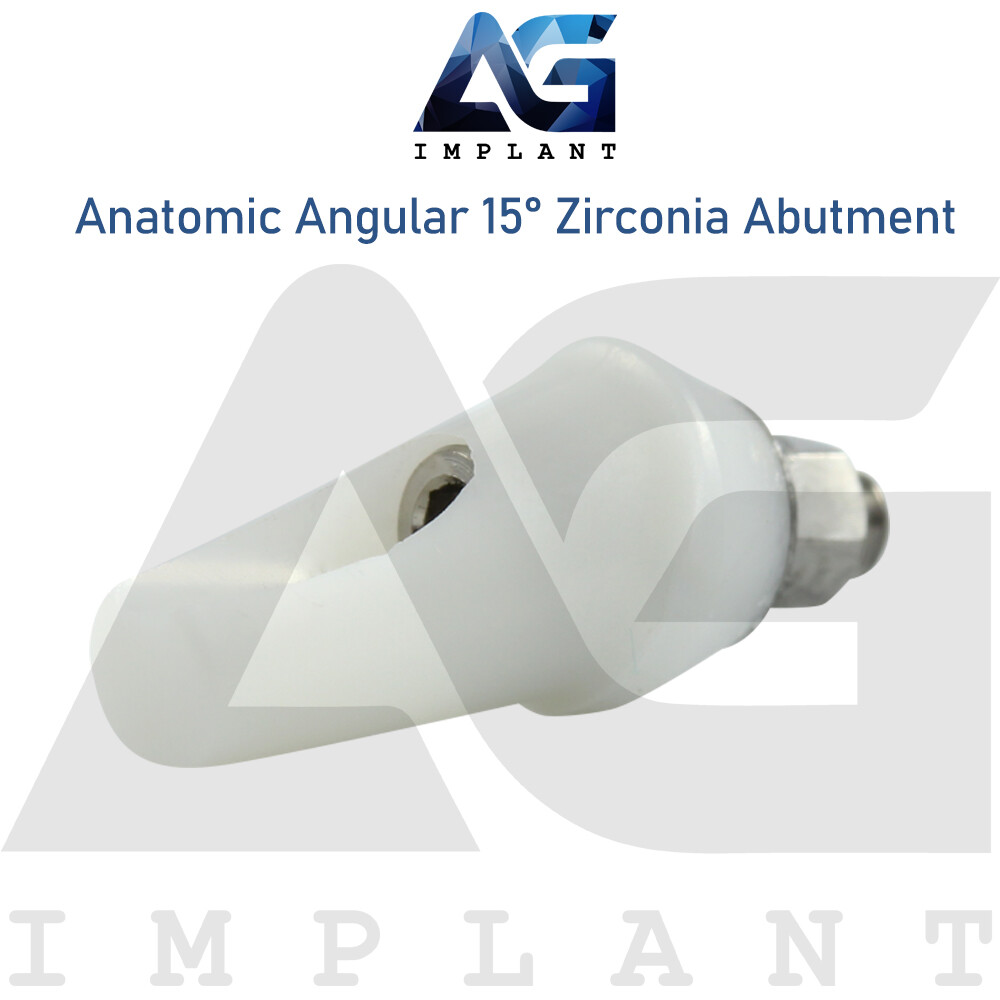 Zirco nia Anatomic Angular Abtment 15° Aesthetic Int Hexagon 2.42mm