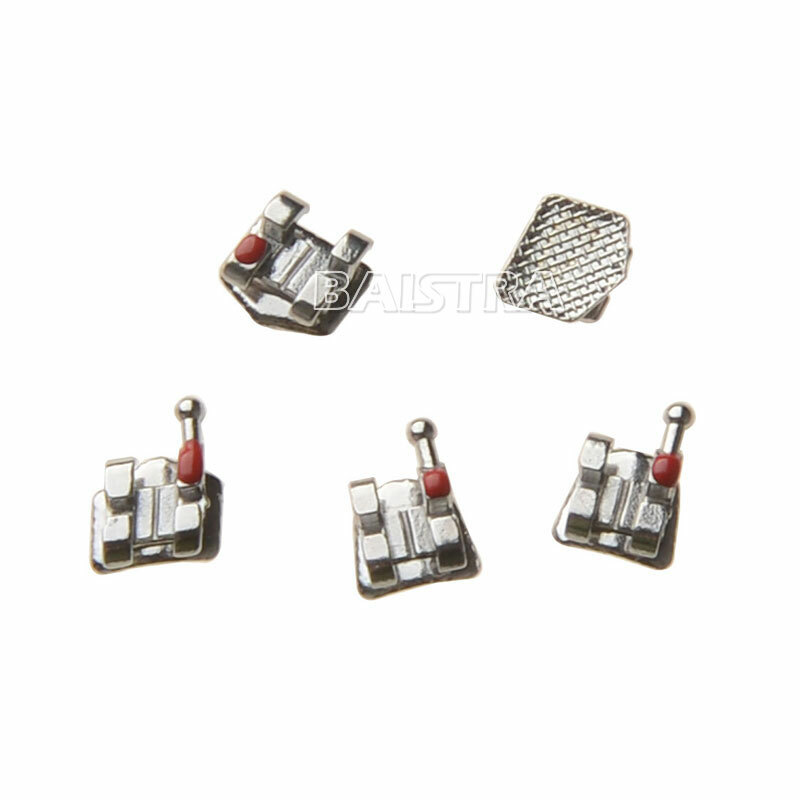 AZDENT Dental Ortho Braces Brackets Mini Roth.022 Hook 345/Arch Wire Niti Round