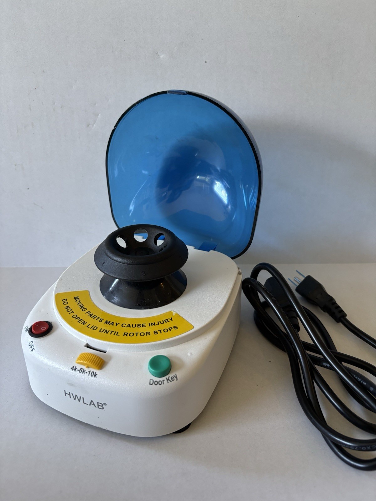 HWLAB Mini Centrifuge Input 100-240V 50/60 Hz Tested Working