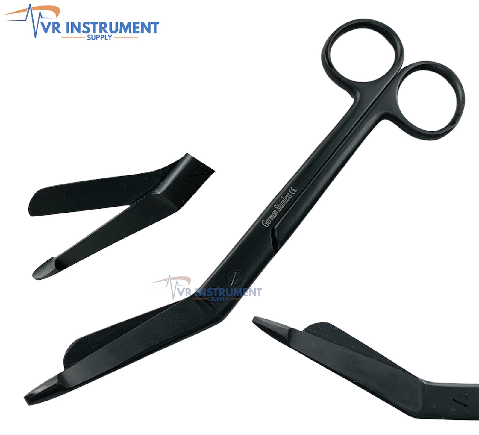 Lister Bandage Scissors 7.25″ Stainless Steel Surgical Tools All Black