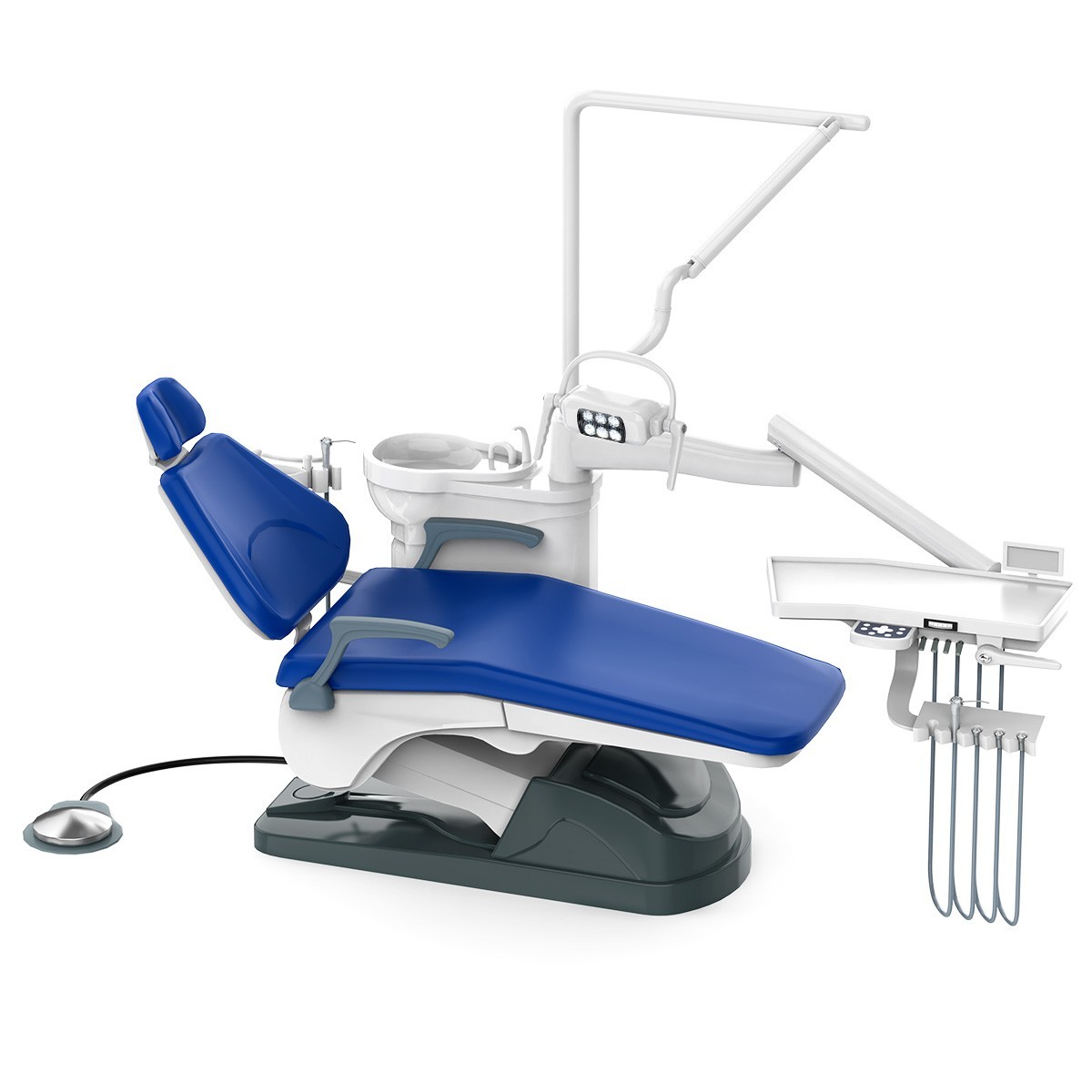 FDA Dental Unit Chair Computer Controlled DC Motor Stool TJ2688-A1