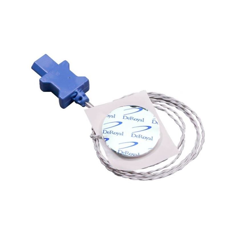 *1-Pack* DeRoyal Adult Skin Temperature Sensor 400 Series Sterile V81-01040