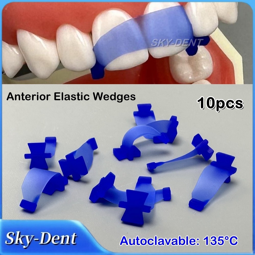 Dental Anterior Elastic Wedges Front Anterior Teeth Matrices Wedge Autoclavable