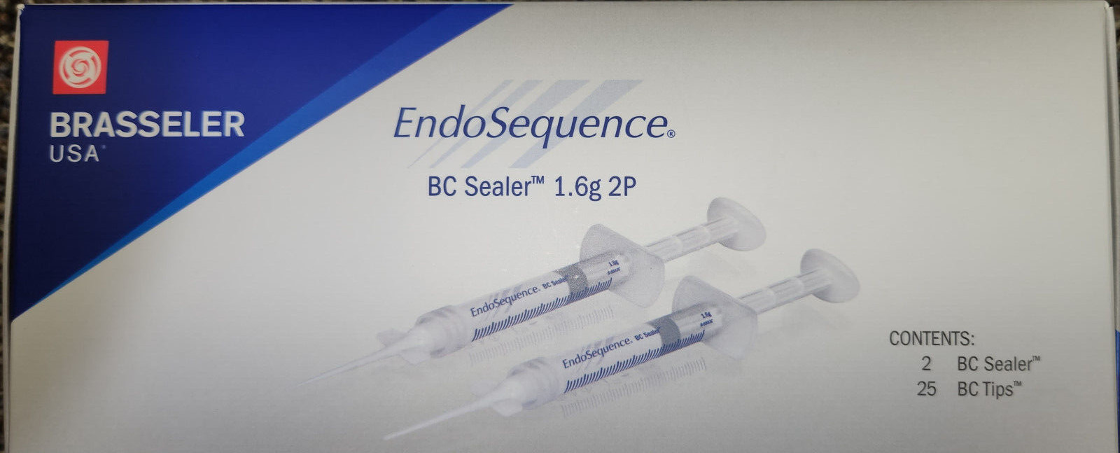 Endosequence BC Sealer Bioceramic Root Canal Sealing 1.6g get 2 syringes