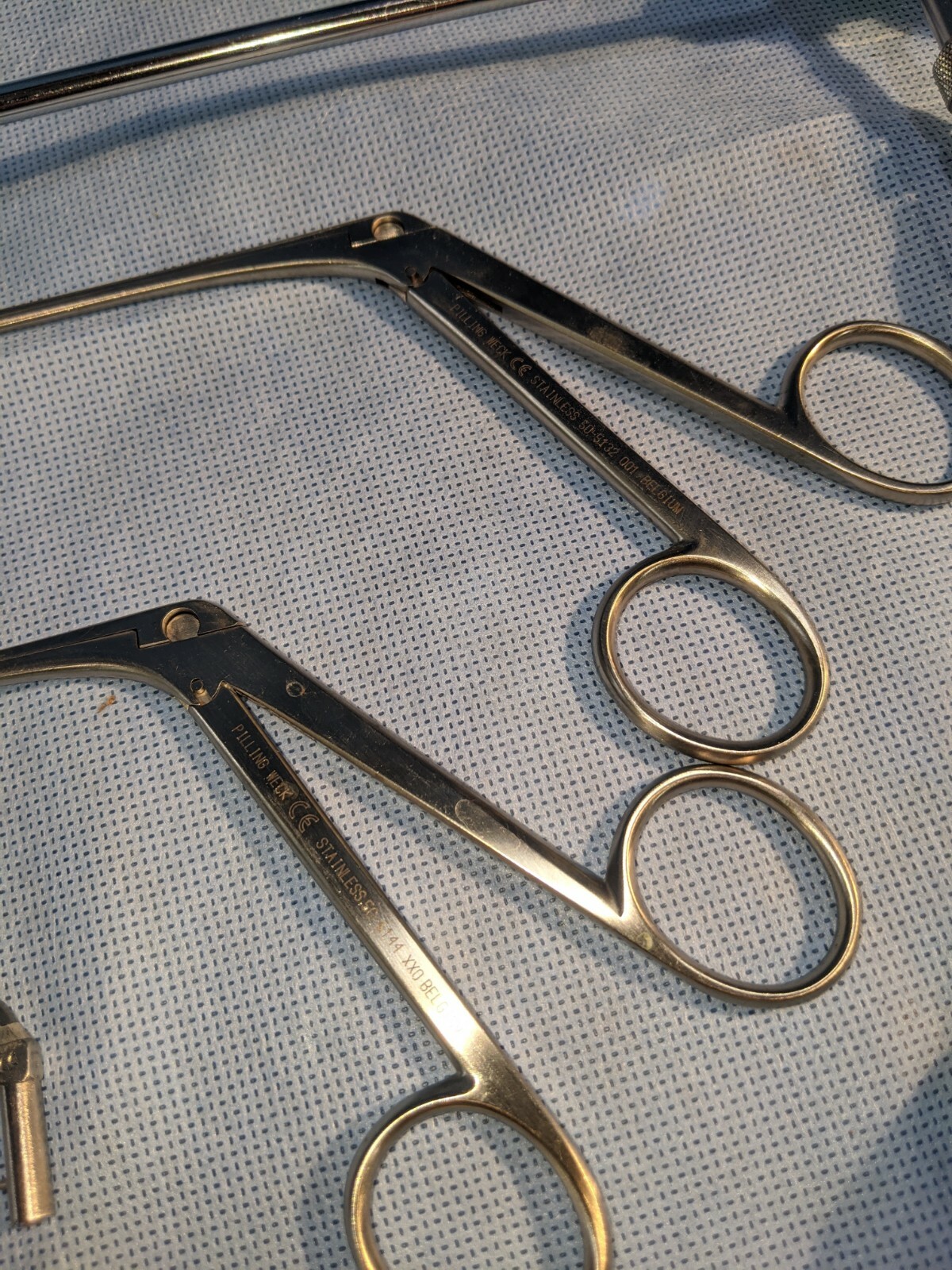 Pilling Weck Bronchoscopy Set – Assorted Instruments