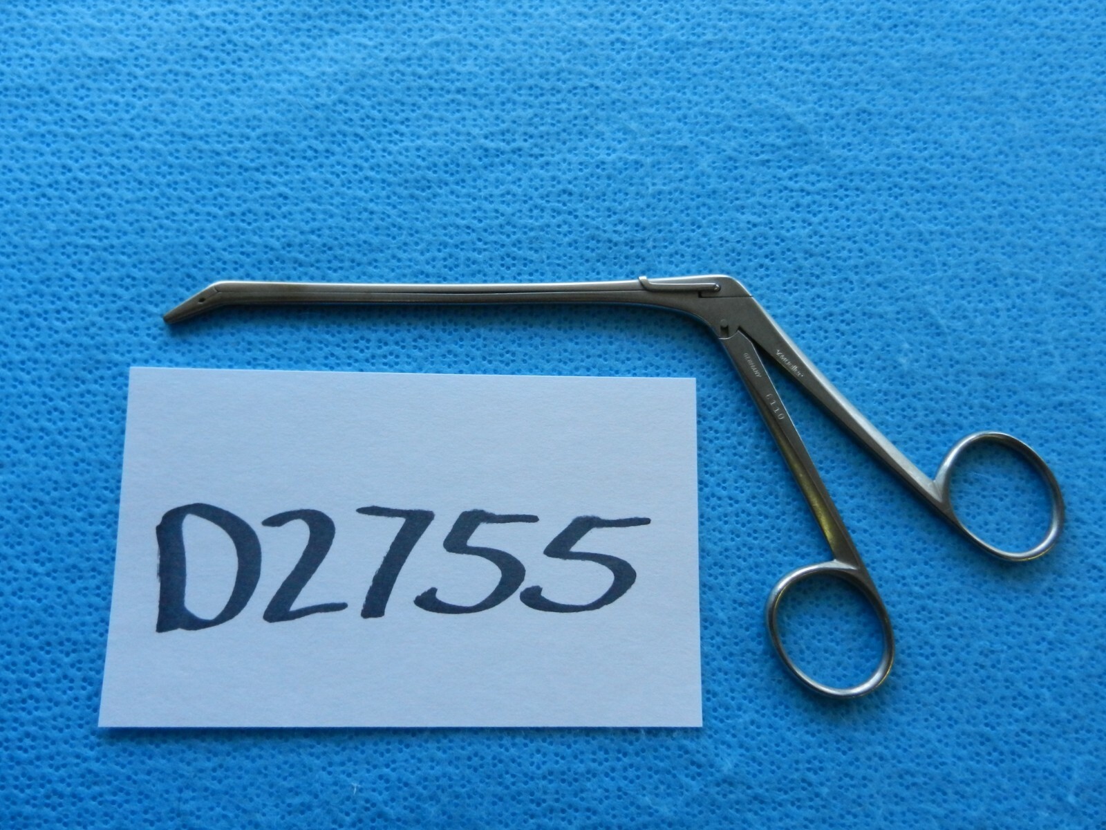 D2755 V. Mueller Surgical 3 X 10mm Up Angled Gruenwald Rongeur NL6110