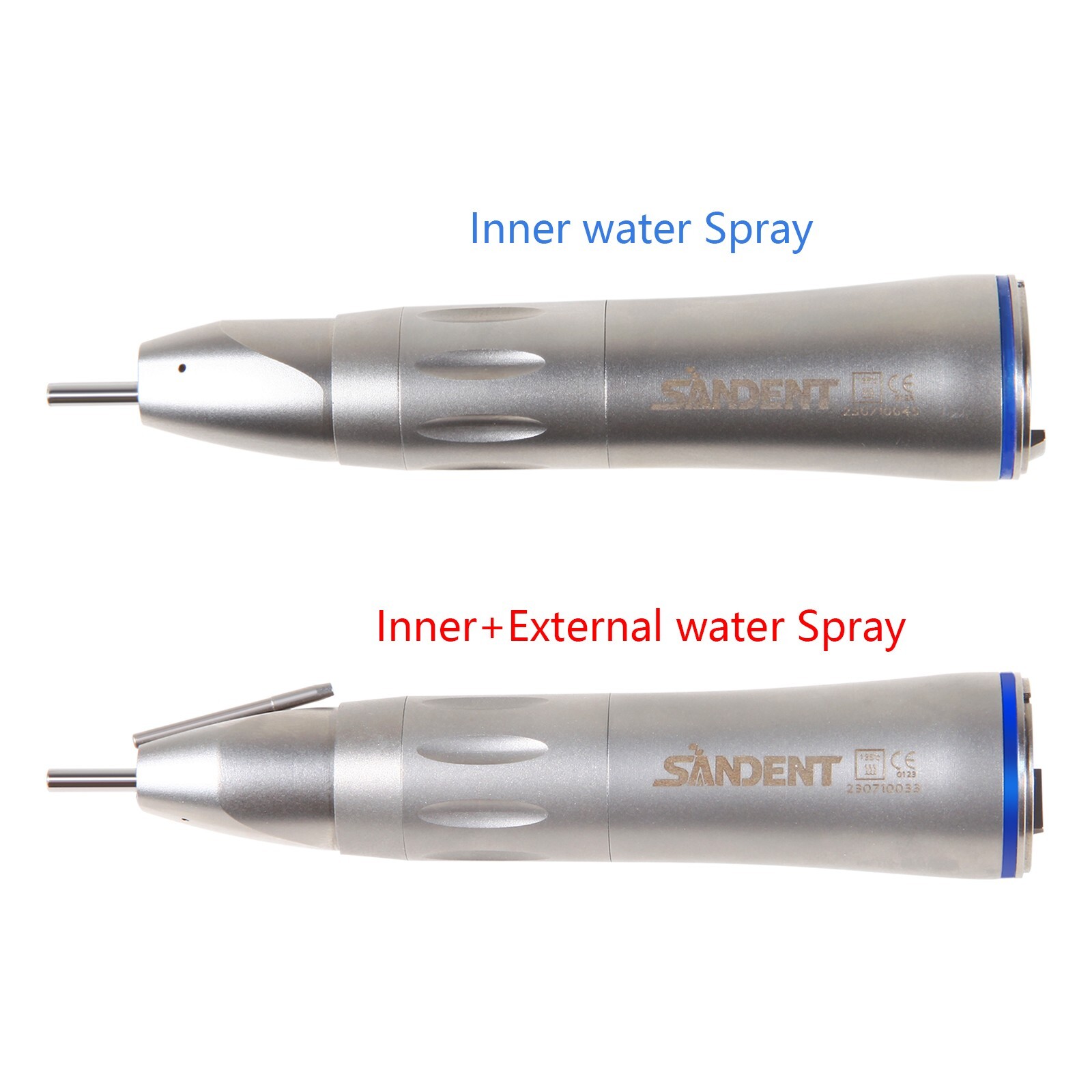 (LED) Straight Implant Low Speed Handpiece 1:1 External/Inner Water Spray Dental