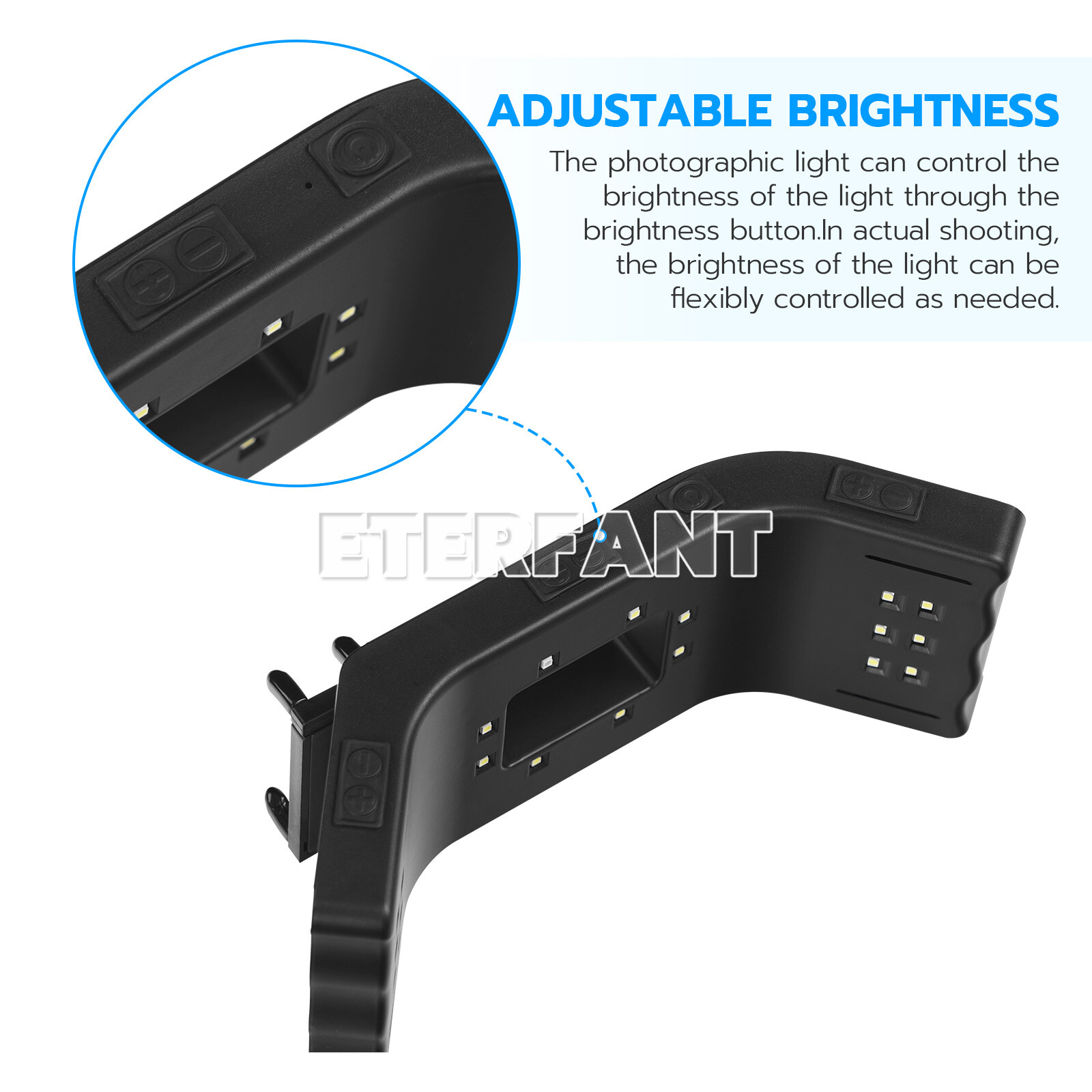 ETERFANT Dental Supplementary Oral Photography LED Lamp Oral Light With Bracket