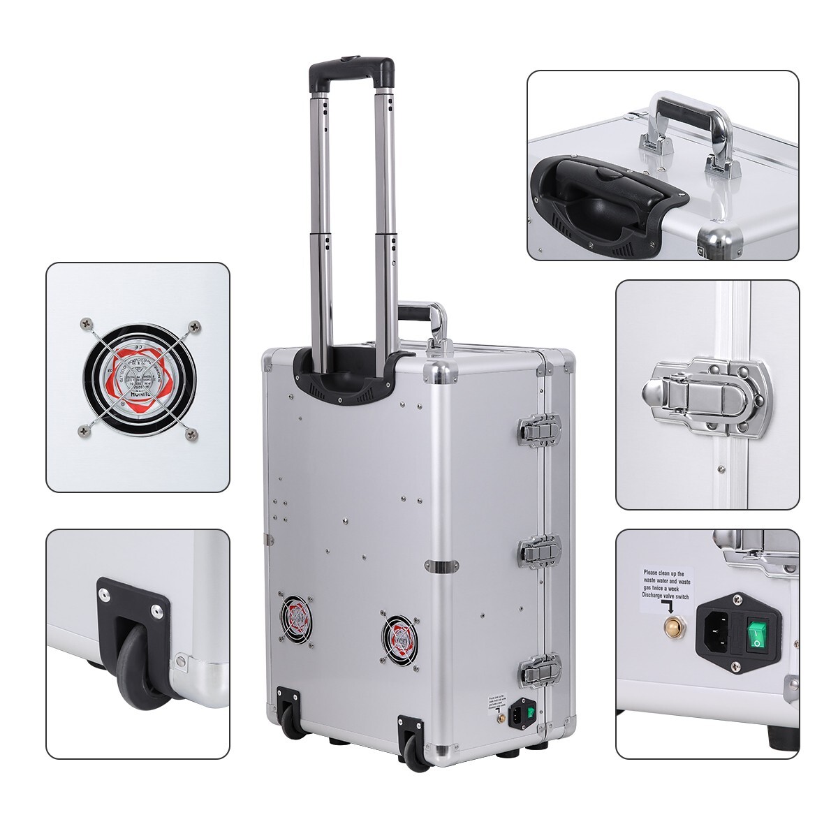 Dental Unit Chair Computer Controlled DC Motor PU / Delivery Unit Air Compressor
