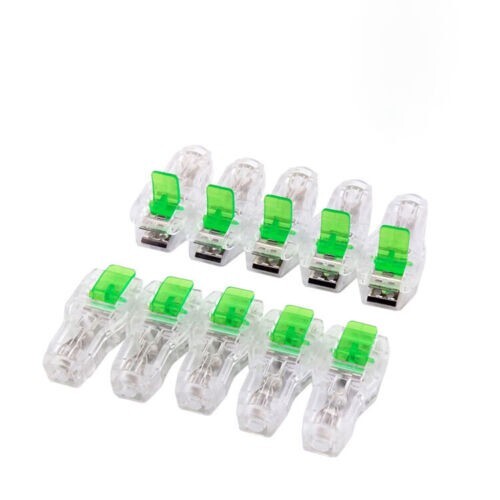 Tab and Snap Electrode Universal ECG Adapter Clip with 4mm Pins (Pack of 10)