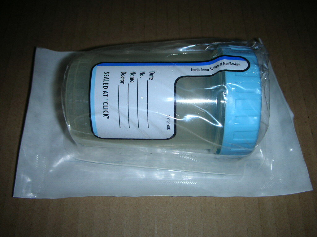 Medline DYND30339 Sterile Leakproof Graduated Specimen Containers 4oz 100Pcs NOS