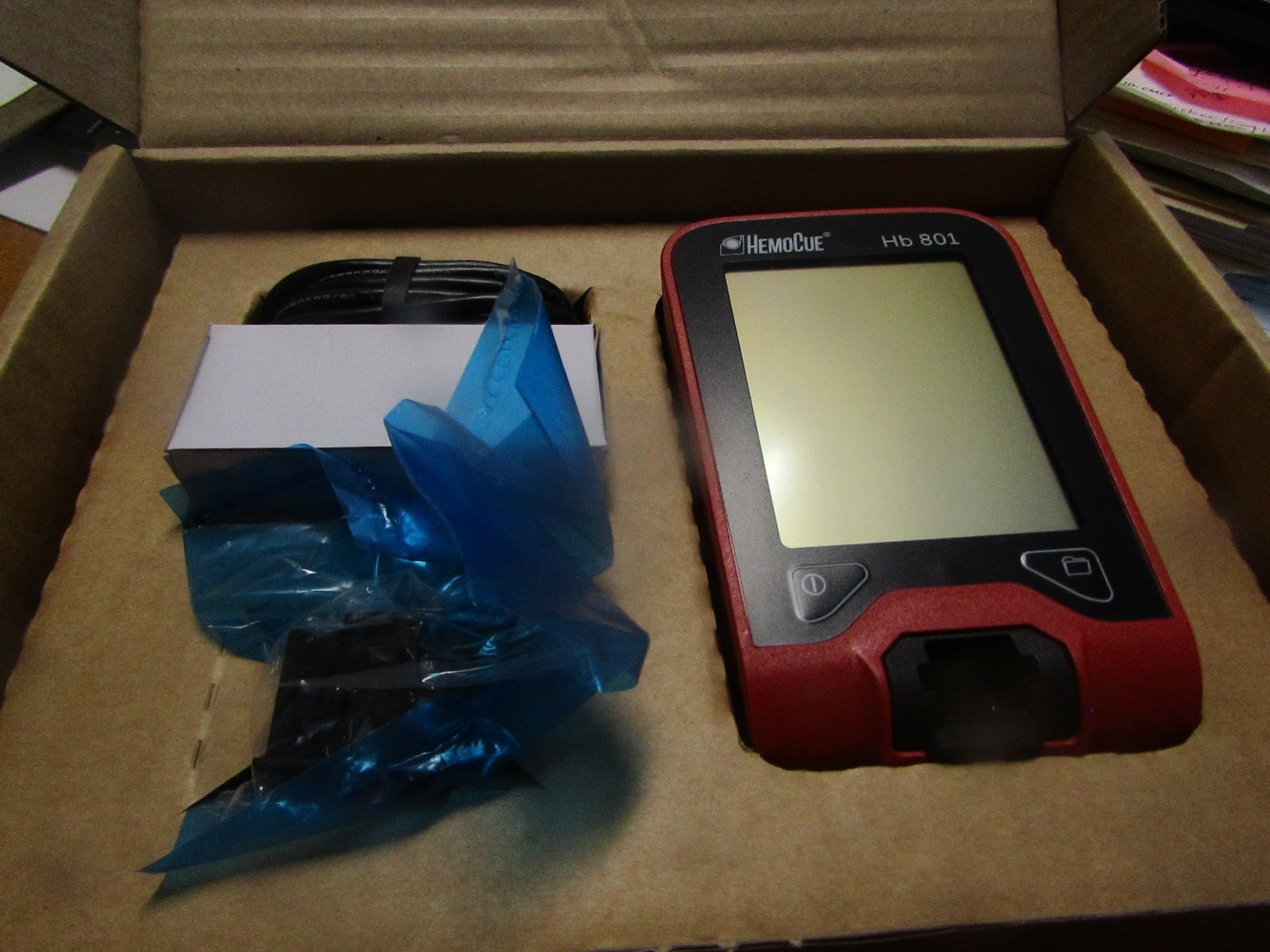 HemoCue HB 801 Analyzer with power pack