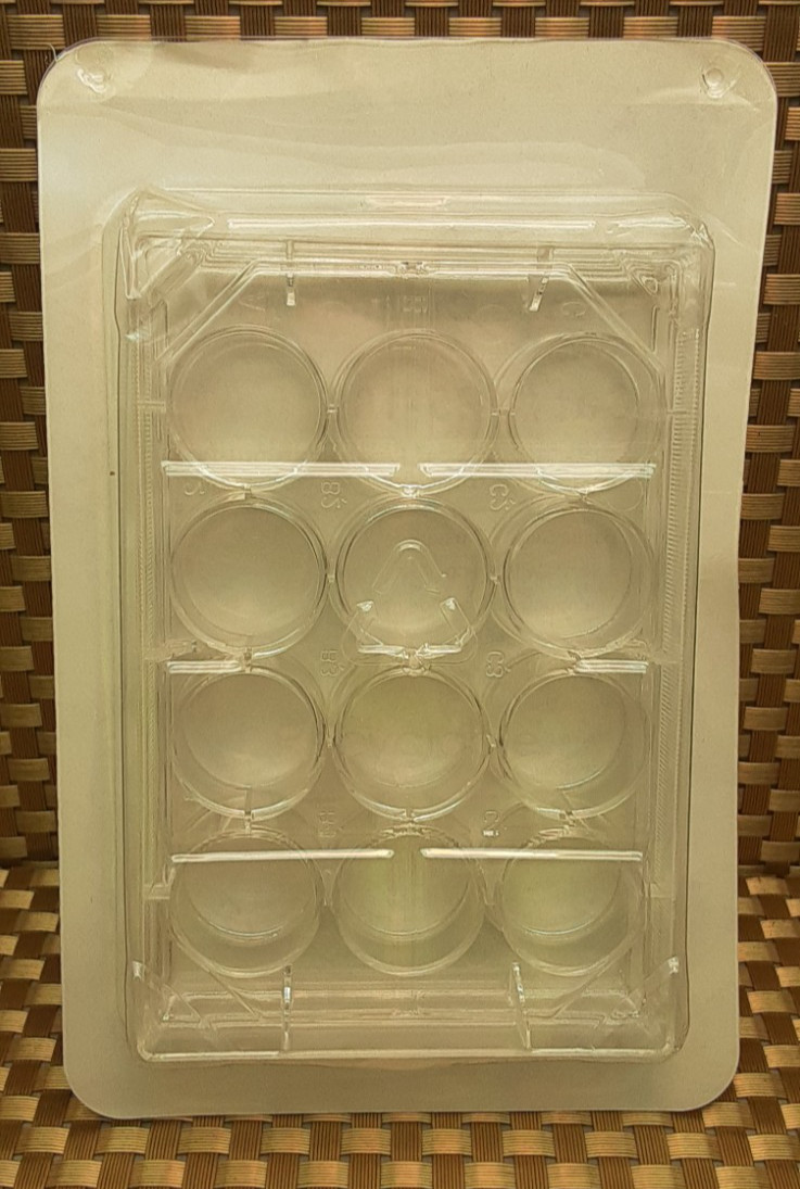 Genesee Scientific Tissue Culture Plate 12 Well ( 2 sealed PKs) 25-106
