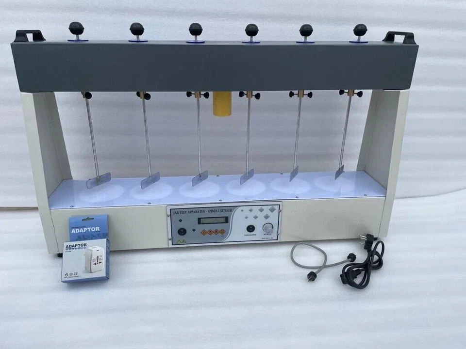 Flocculation Jar Test Apparatus 6 Spindle with free shipping