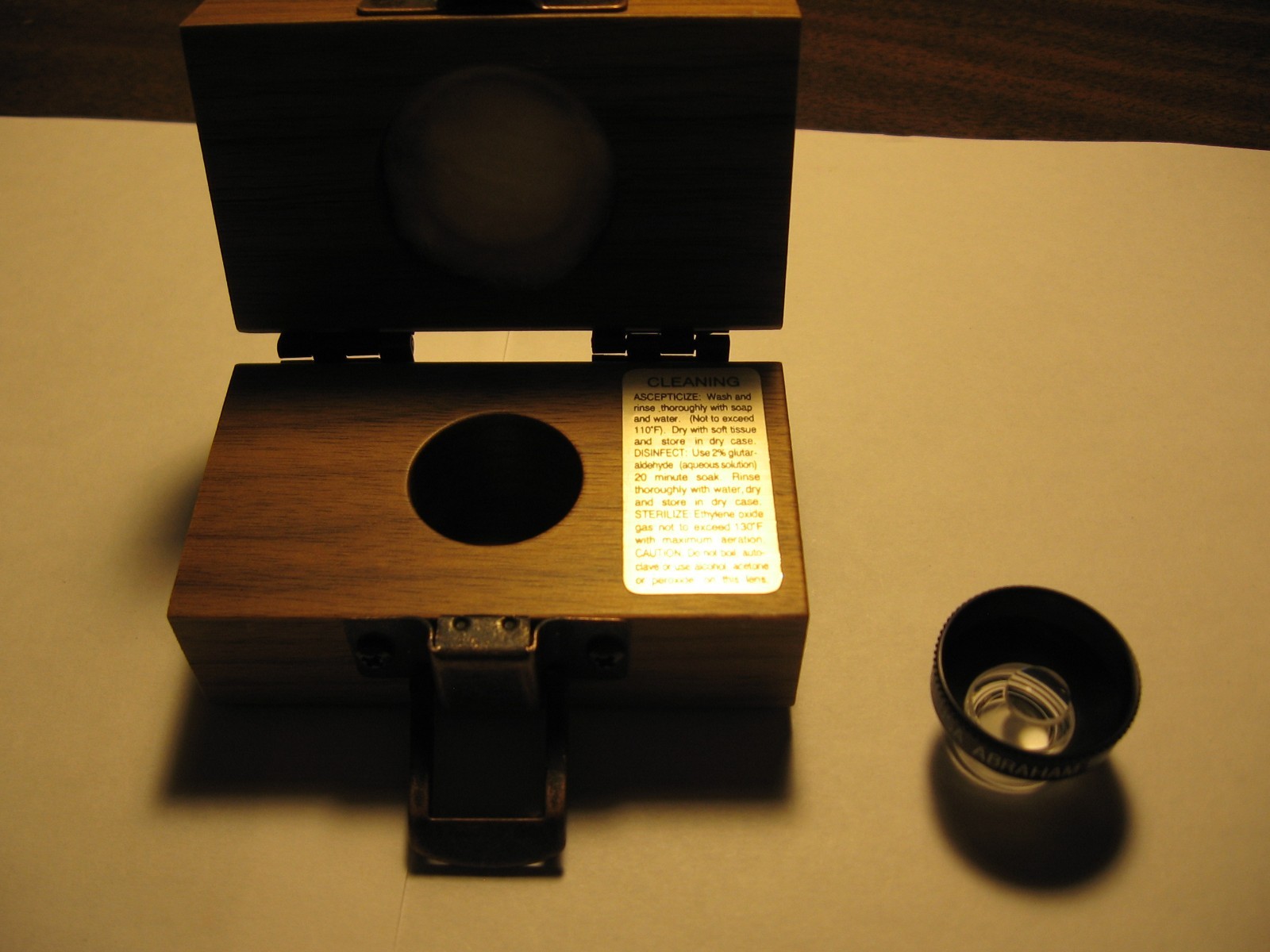 OCULAR INSTRUMENT #OAIA IRIDECTOMY LASER LENS