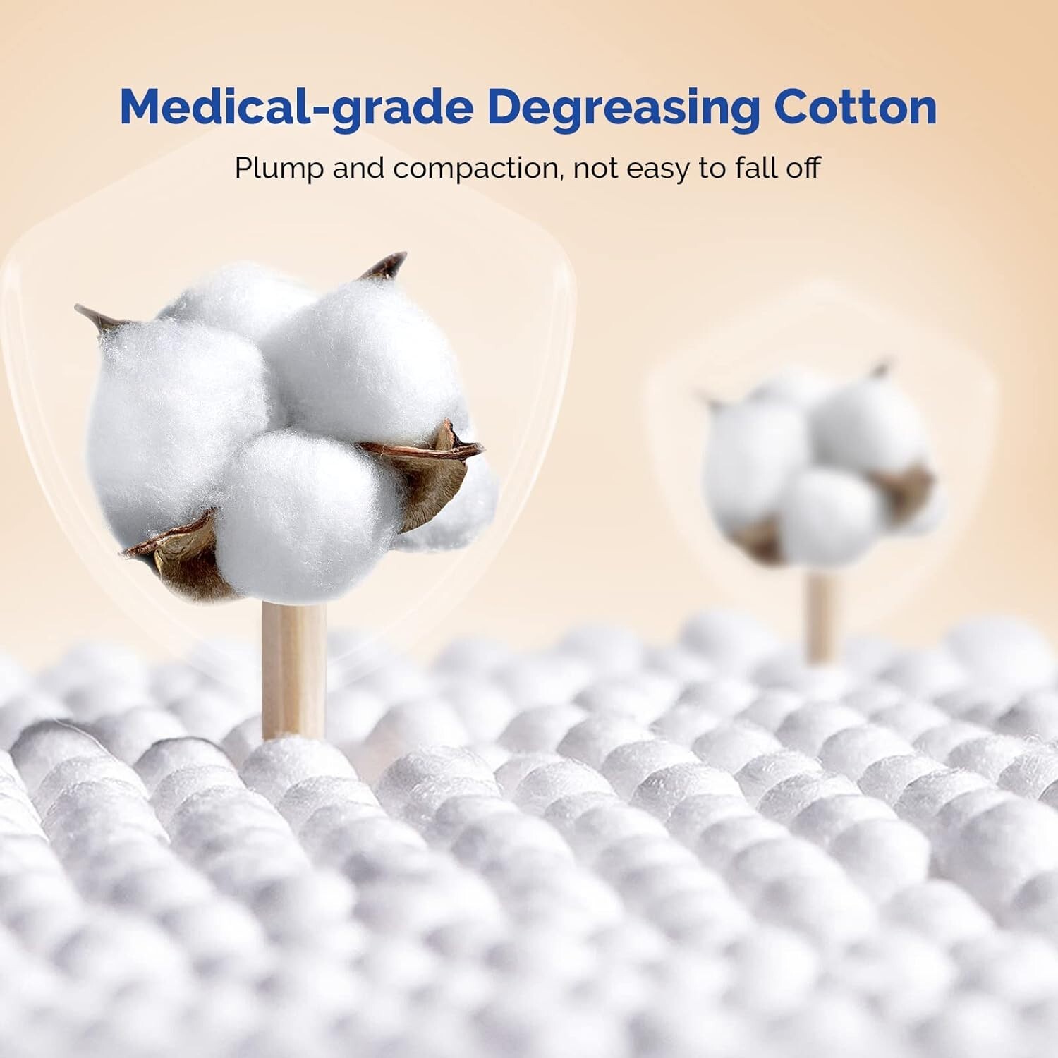Case of 10000, Medical Cotton Swabs 3″ Cotton Tipped Applicators Non-sterile