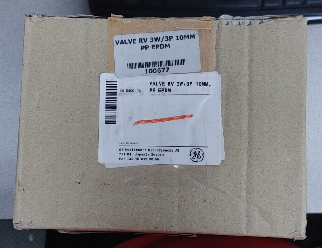GE HEALTHCARE 44-5499-03 VALVE RV 3W/3P 10mm NEW!! WOW!!