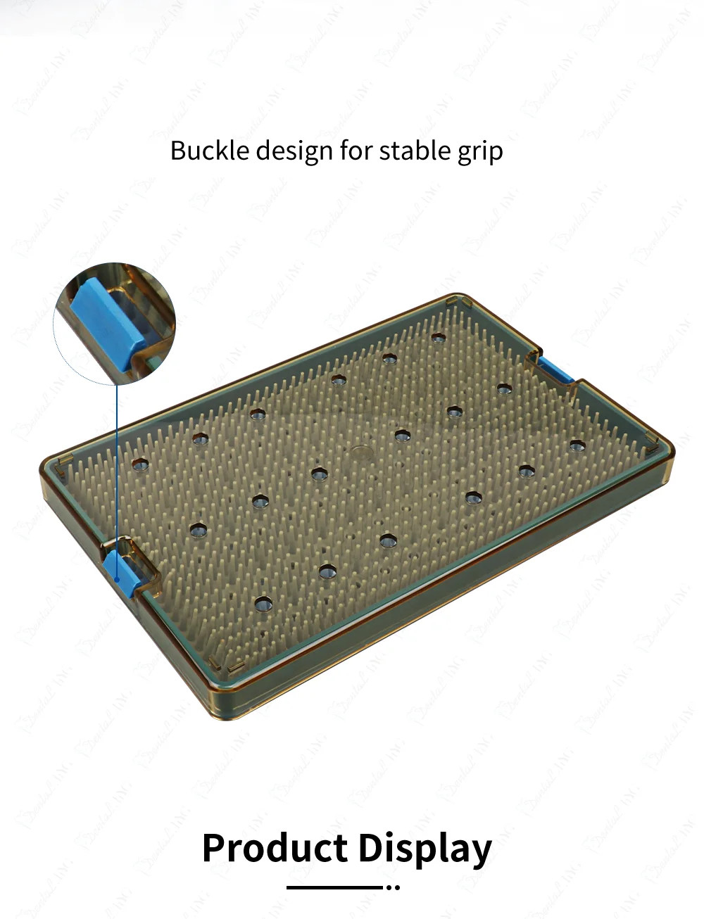 Small Size Silicone Sterilization Tray Disinfection Case Autoclavable Box Dental