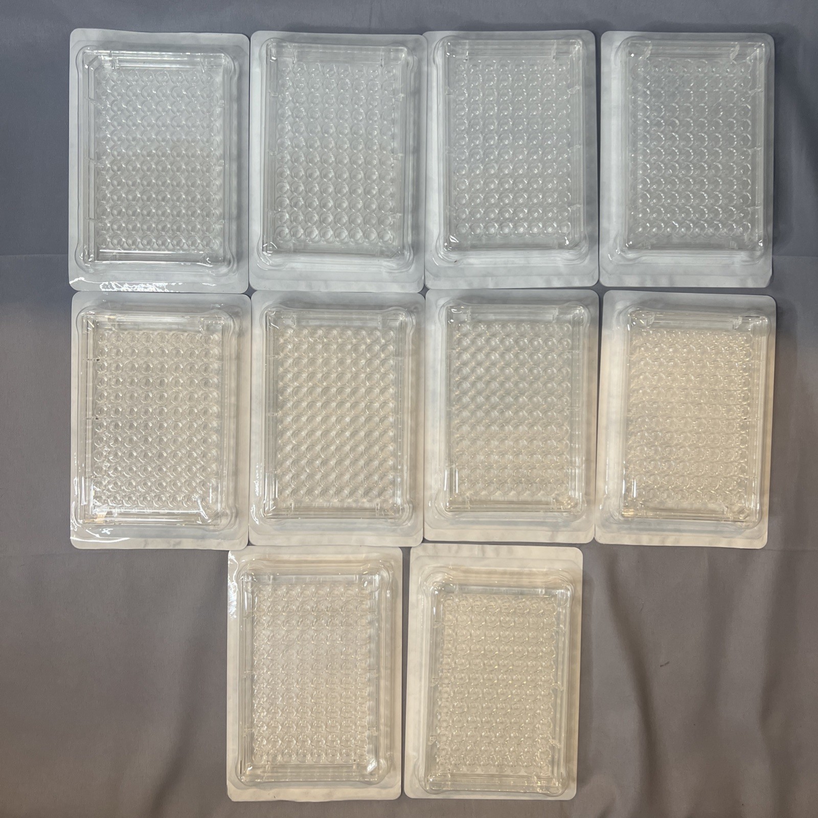 Lot of 10 Nest Cell Culture Plates 96 Wells Flat Bottom Plastic 701001 0509A