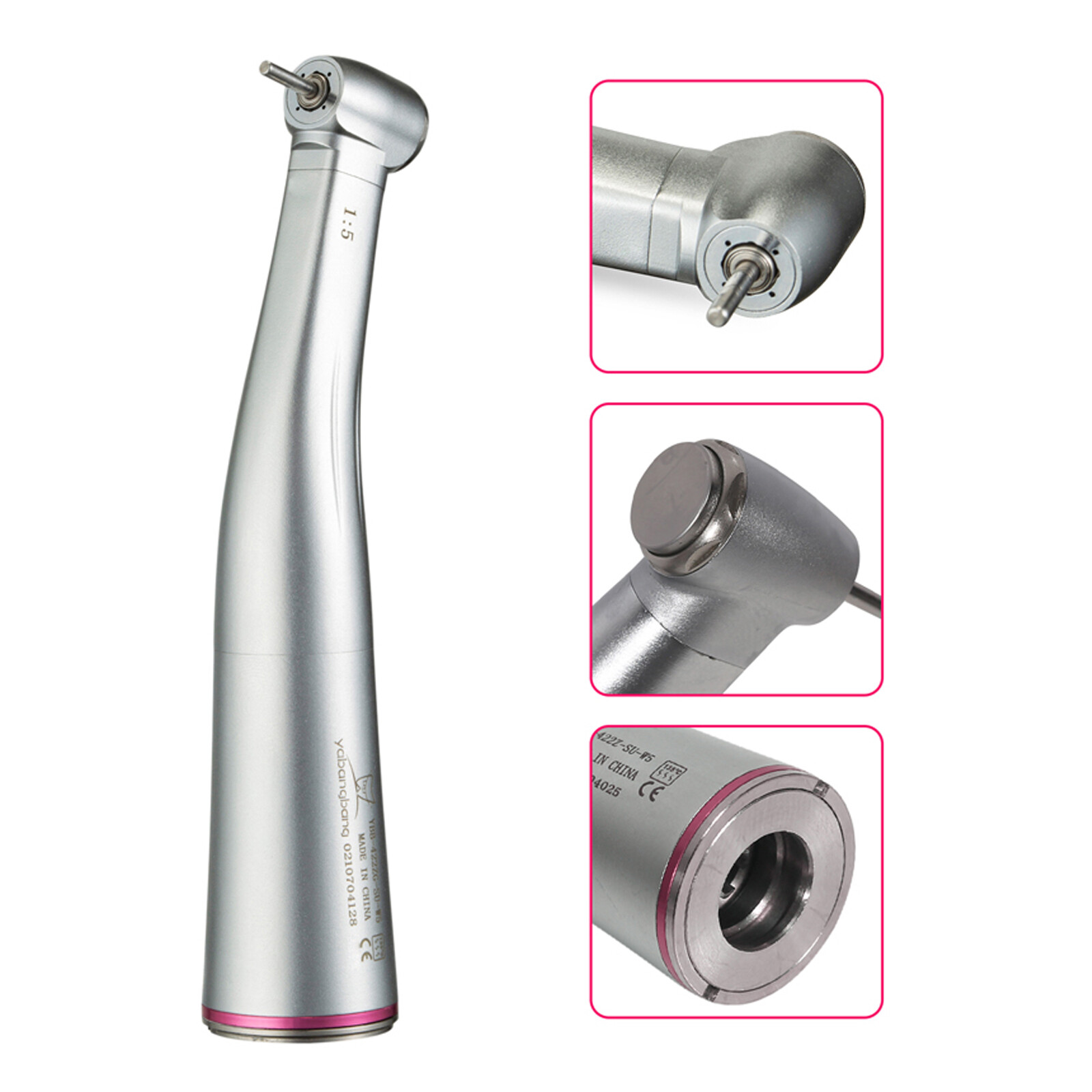 Dental 1:5 Increasing LED /without LED Contra Angle Handpiece For NSK KAV MD