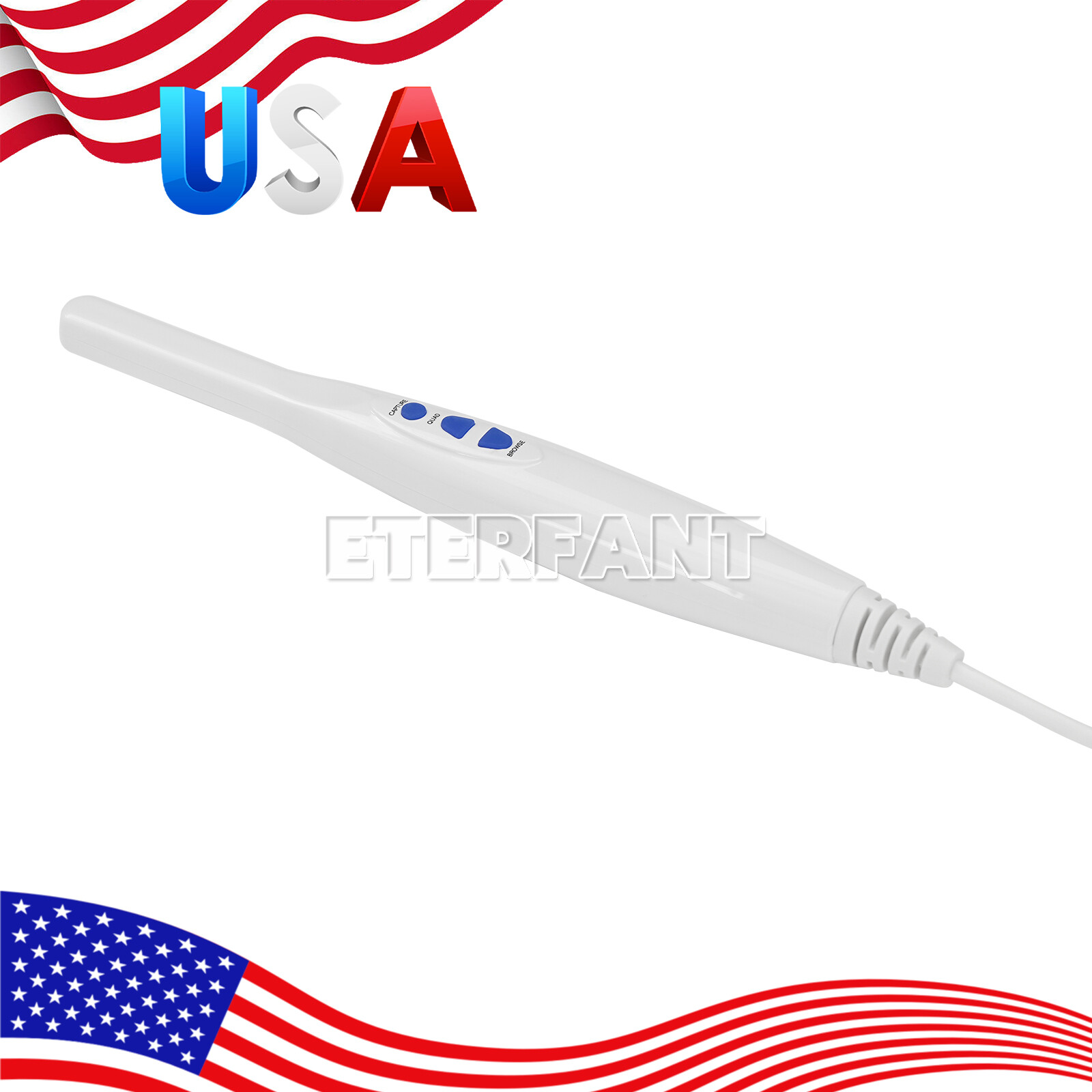 5MP Dental Intra Oral Camera 6XLED High-definition Macro Lens+17 Inch LCD Screen