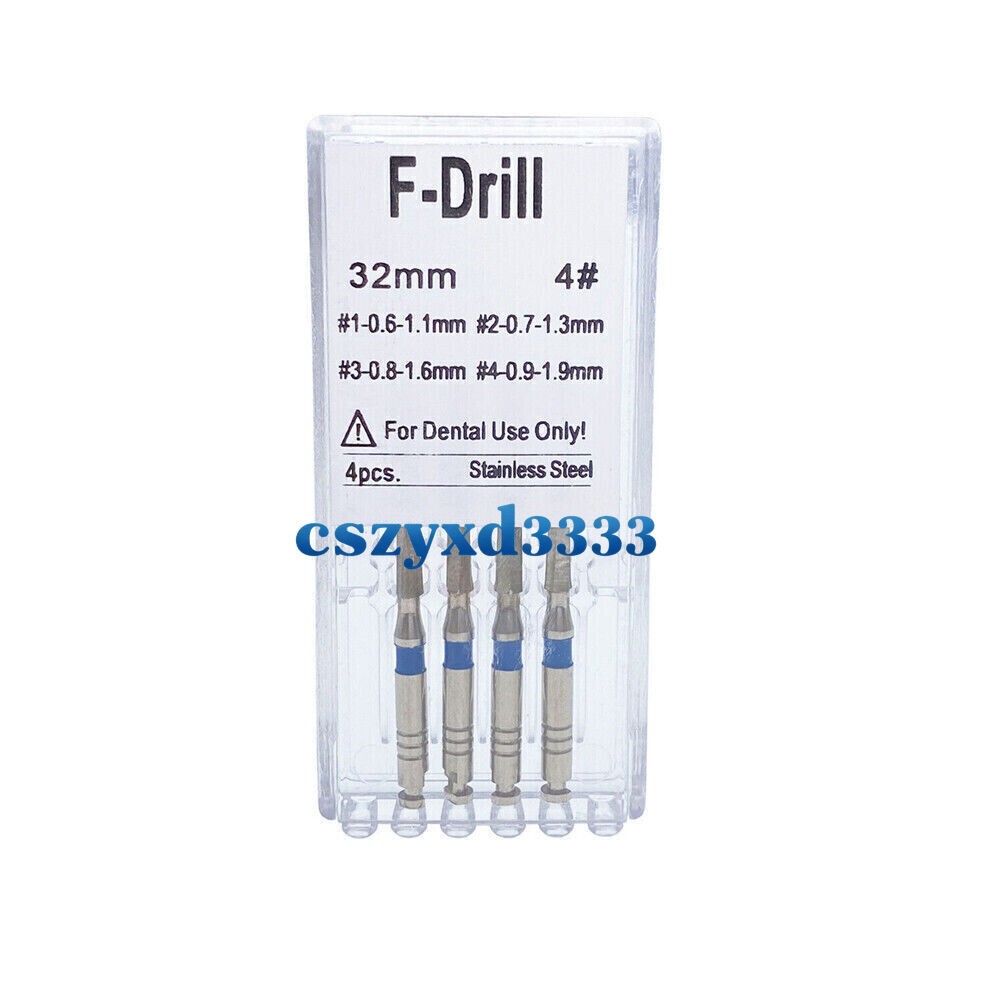 1/3/5/10 Box Dental Endodontic Stainless Steel Root Canal Fiber Post Drills